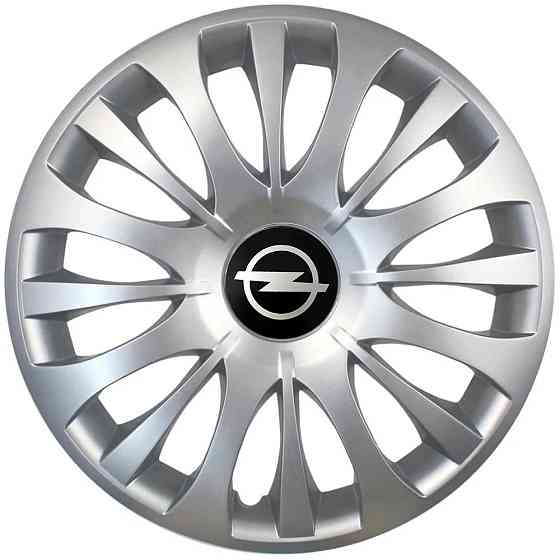 Автомобильные модельные колпаки R15 Opel 329 4шт, SJS, серебряные Киев