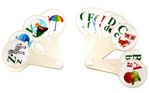 Віяло з картинками (Англійська абетка) 