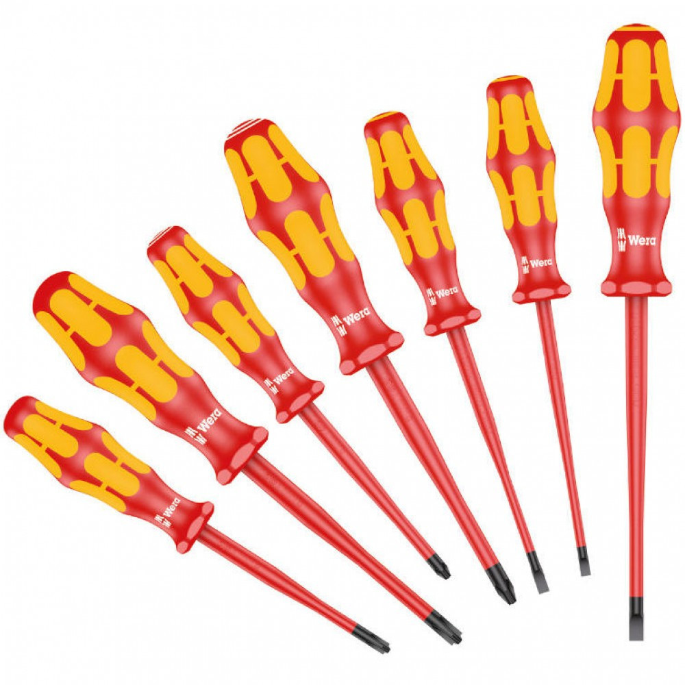 Набор отверток диэлектрических изолированных Wera до 1000V. 7шт. 05135961001 Одесса - изображение 1