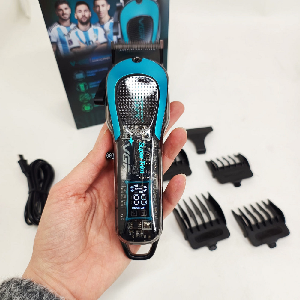 Малошумная машинка для стрижки волос, Машинка для стрижки на аккумуляторе Набор с зарядкой LA-95 Львов - изображение 11