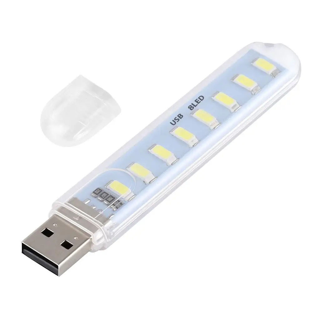 Портативний міні USB ліхтарик 500Лм,8 LED,Біле світло SBR Київ - фото 1