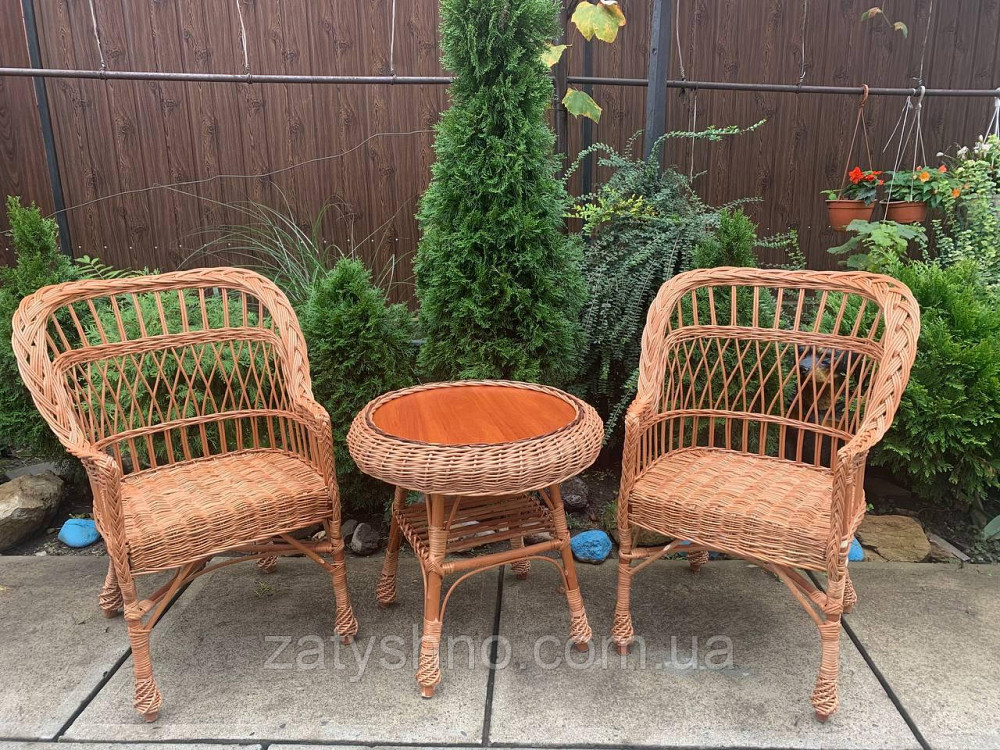 Плетеная мебель, набор Киев - изображение 9
