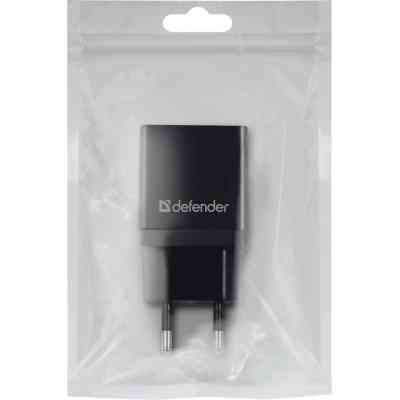 Зарядний пристрій Defender EPA-10 black, 1xUSB, 5V / 2.1A (83572) Вінниця