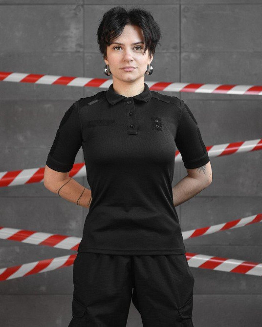 Женское поло black НП4951 Одесса - изображение 1