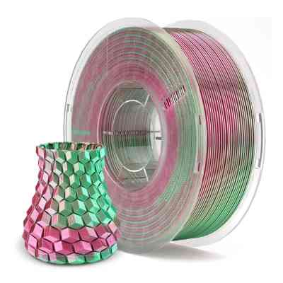 Пластик для 3D-принтера ELEGOO PLA silk gloss 1кг, 1.75мм, green red (50.203.0090) Винница