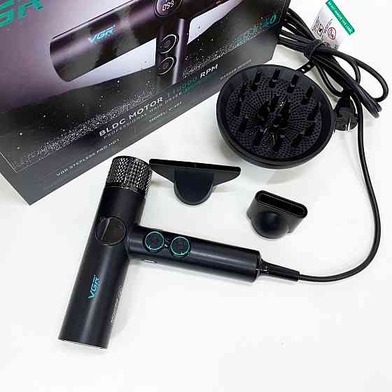 Фен професійний домашній для волосся, Фен-стайлер для сушіння волосся, Хороший потужний фен RS-86 Львів