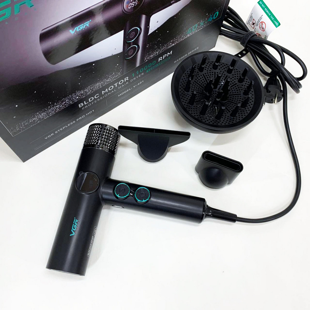 Фен професійний домашній для волосся, Фен-стайлер для сушіння волосся, Хороший потужний фен RS-86 Львів - фото 3