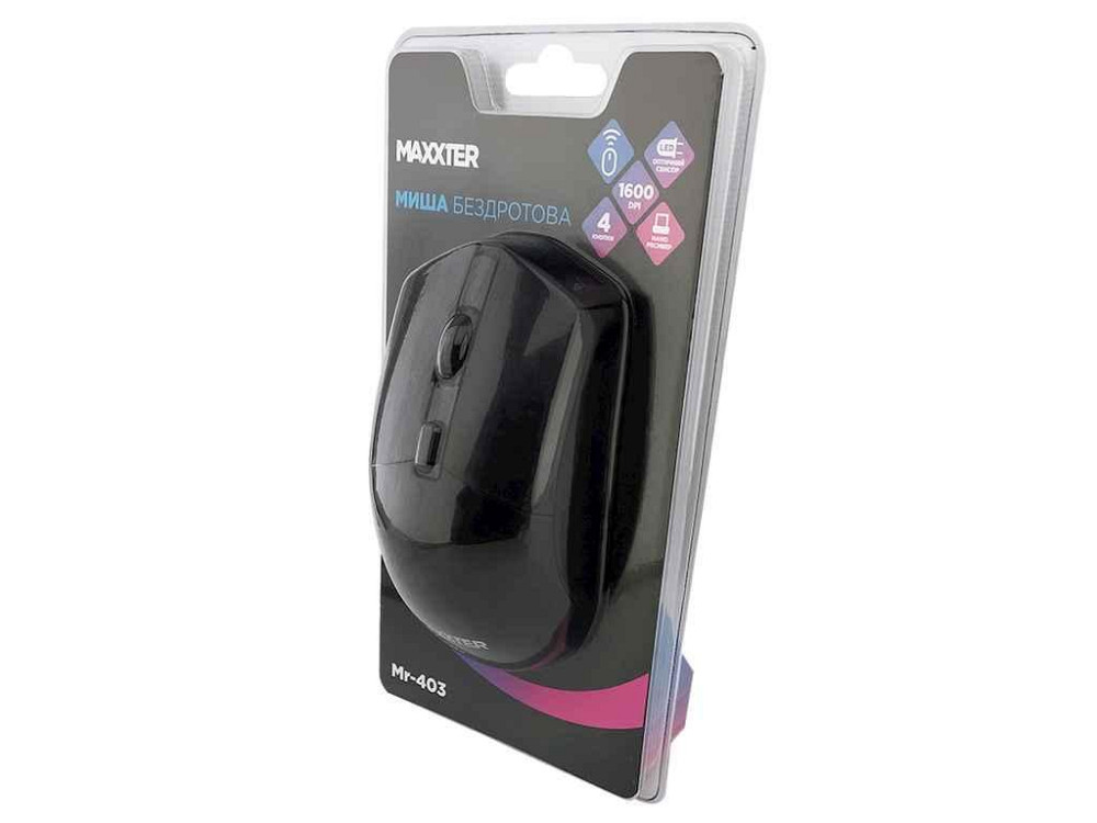 Мишка бездротова компютерна Mr-403 ТМ Maxxter Київ - фото 1