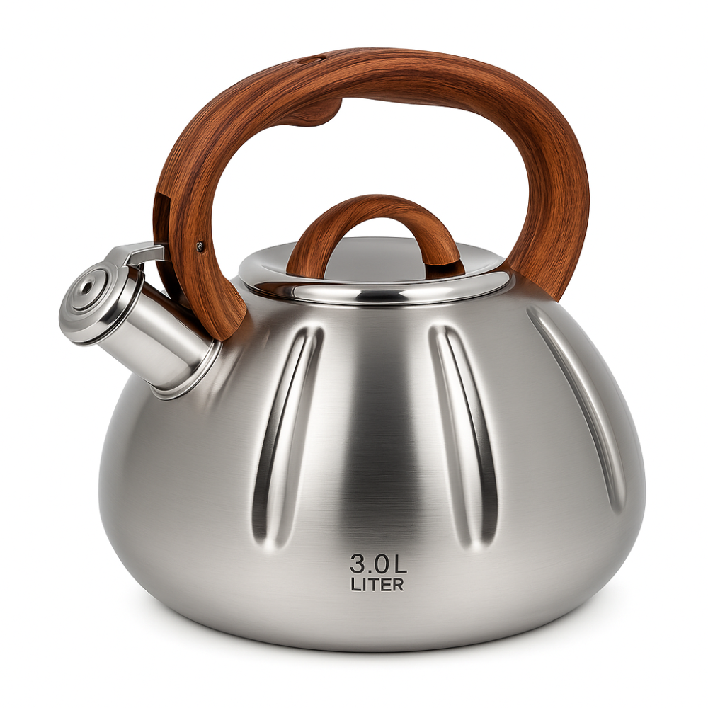 Чайник для плиты со свистком для чая Unique UN-5303 3 л Чайник на три литра плиты NE-18 Львов - изображение 10