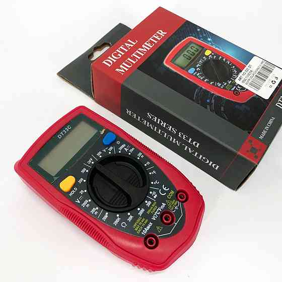 Мультиметр для автомобиля 33 C DT DIGITAL, Современные цифровые мультиметры, XA-771 Тестер профессиональный Киев