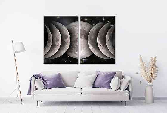 Модульная картина в гостиную / спальню  Місяць TLV-2_133 70x102 см Киев