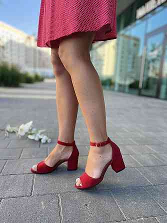 Nivelle Босоніжки жіночі NIVELLE 1468/6015-6033 червоні (літо, замша натуральна) (3702) Коломия