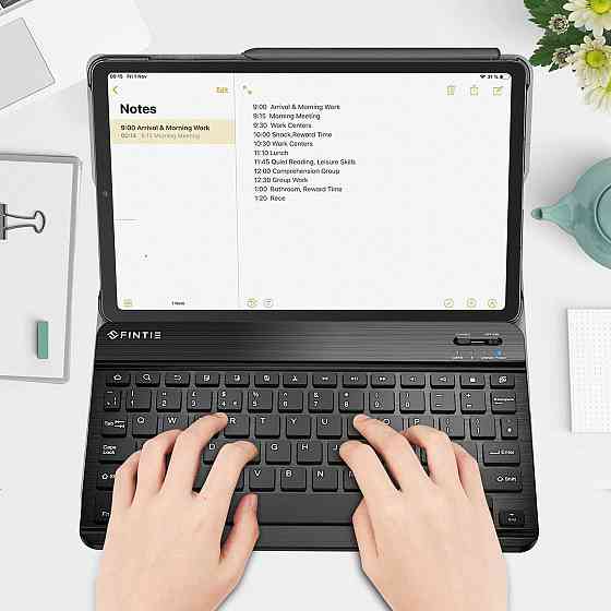 Чехол-клавиатура FINTIE для Samsung Galaxy Tab S6 Lite 10.4 2024/2022/2020 съемная Bluetooth клавиатура UK Киев