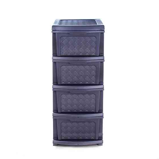 Пластиковый комод R-PLASTIC 34*40 СМ Фиолетовый Одесса