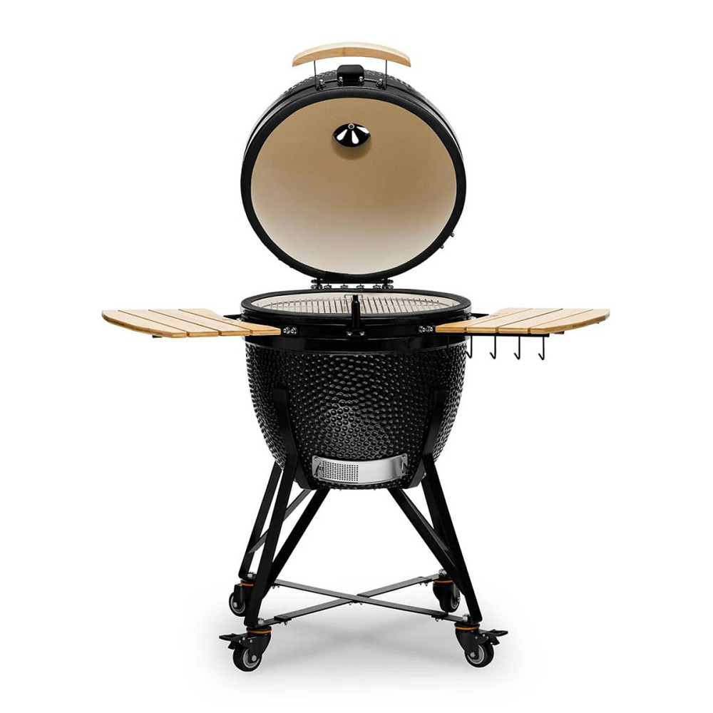 Керамический угольный гриль Kamado Bono Grande Ø 59 см черный TQ0023ALLIN Код: 013912 Ровно - изображение 2