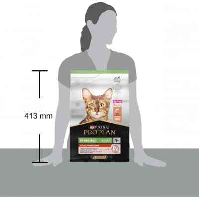 Сухой корм для кошек Purina Pro Plan Sterilised с лососем 3 кг (7613036517454) Винница