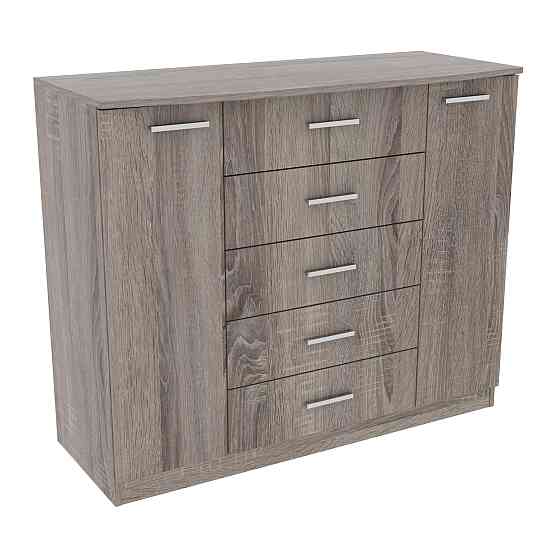 Комод №5, Дуб Сонома Трюфель, 1200/450/1000 Львів