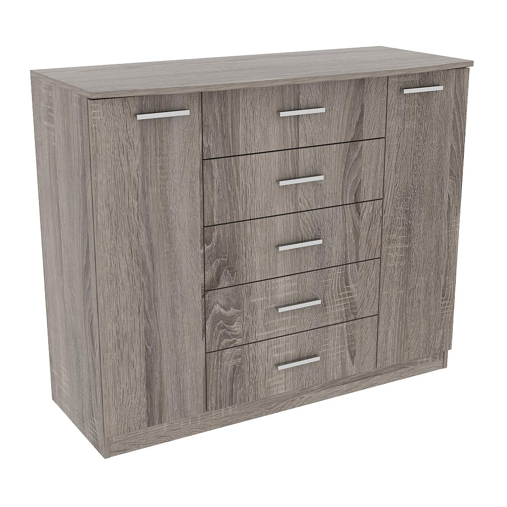 Комод №5, Дуб Сонома Трюфель, 1200/450/1000 Львов - изображение 1