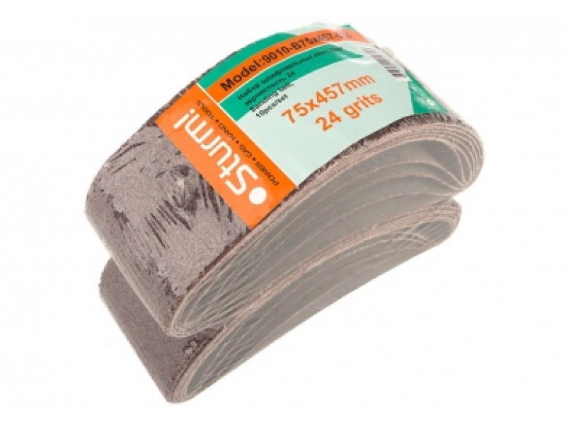 Шлифлента Sturm, 75x457, зерно 024, 10 шт 9010-B75x457-024 (читать описание) Ровно - изображение 1