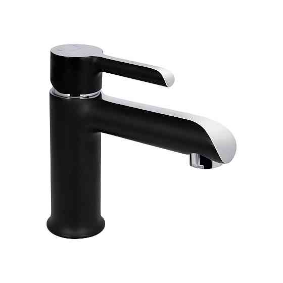 Смеситель для раковины Qtap Grand QTGRABCR001F Chrome/Black Киев