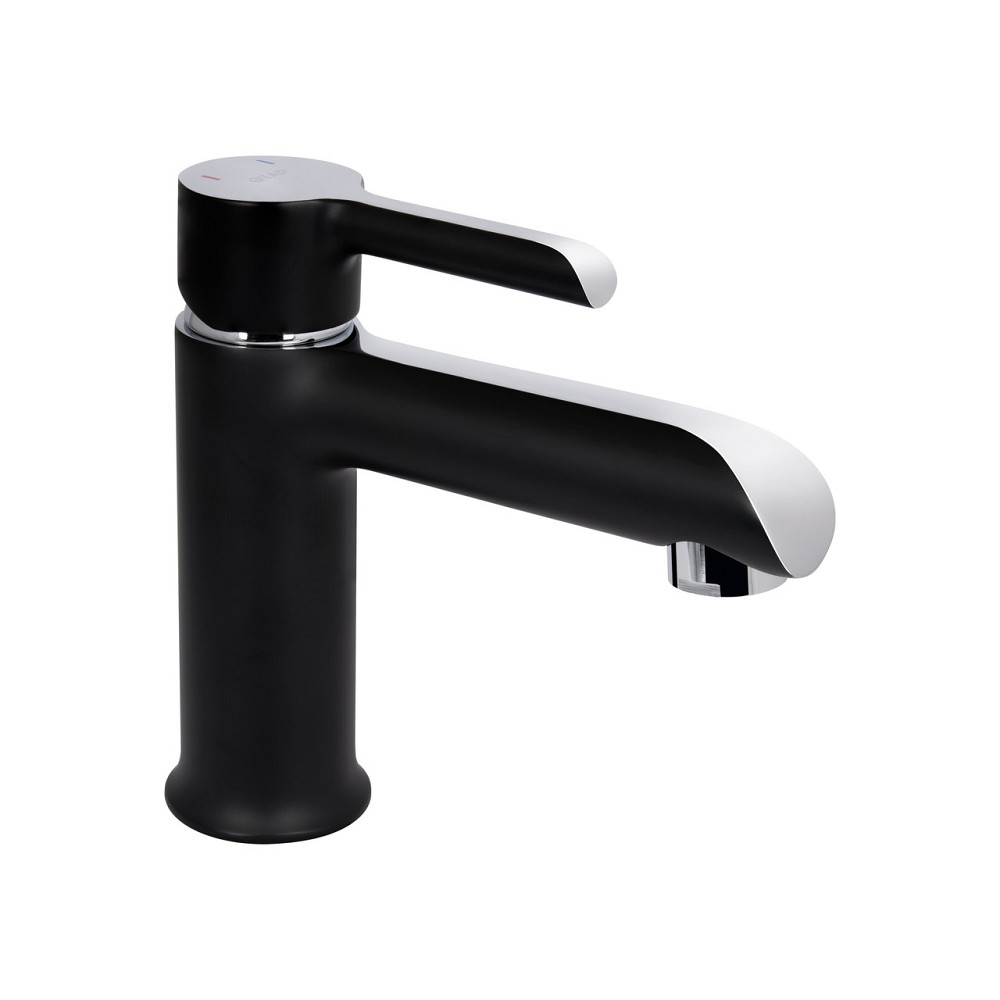Змішувач для раковини Qtap Grand QTGRABCR001F Chrome/Black Київ - фото 1