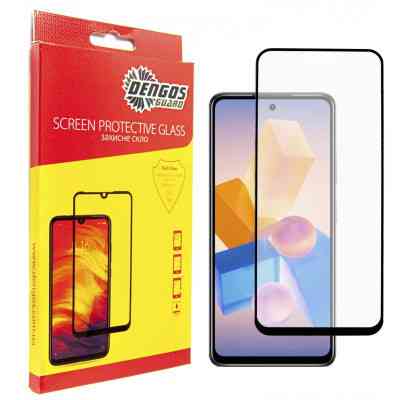Скло захисне Dengos Full Glue Infinix HOT 40i (black) (TGFG-358) Вінниця