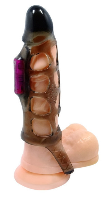 Насадка-презерватив с вибрацией PRETTY LOVE - Harrison Penis sleeve, BI-026209-1 Sex Aura Киев - изображение 7