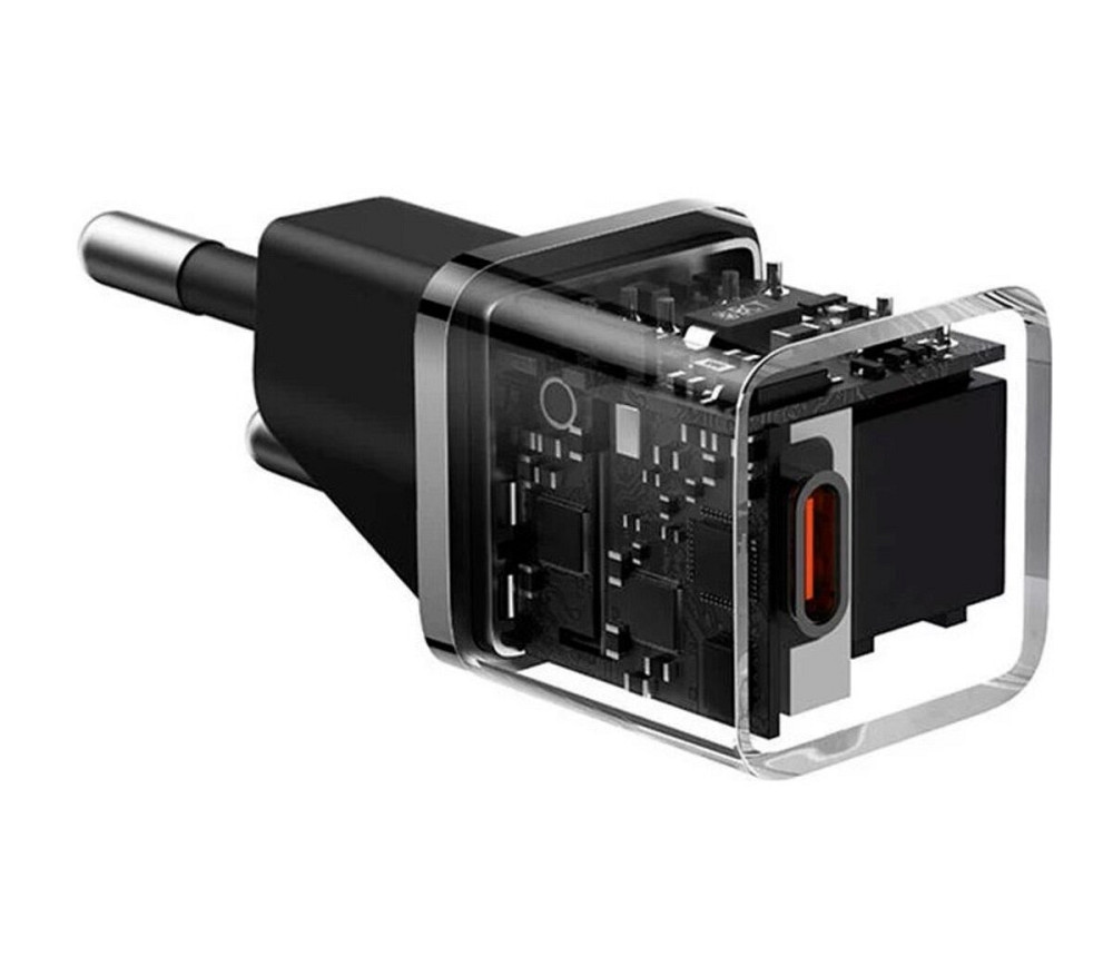 Мережевий зарядний пристрій Baseus GaN5 Fast Charger(mini) 1C 20W EU Black (CCGN050101) Киев - изображение 3