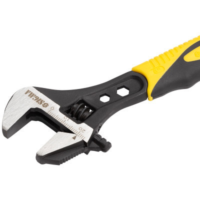 Ключ Sigma розвідний з переставною губкою 150мм, 0-24мм CrV (TPR) (4100911) Вінниця - фото 2