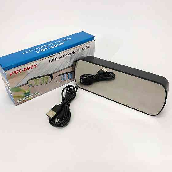 Настольные электронные часы с подсветкой VST-895Y-4, Настольные часы SE-410 с подсветкой Киев