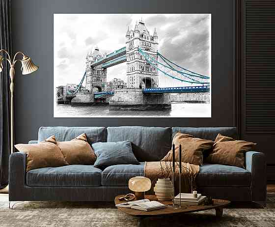 Картина холст у вітальню / спальню Велика Британія  MLP_33  ( 60х30см ) 70x140 см Київ