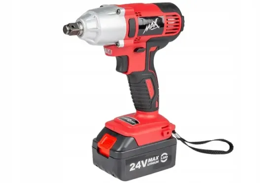 Акумуляторний гайковерт MAX – 24V, ударний, з комплектом насадок, Польща Львів