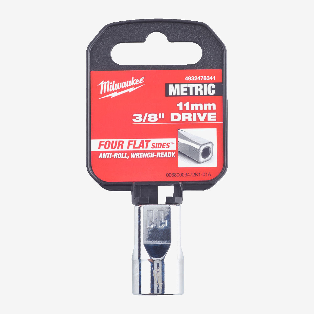 Головка хромована метрична 3/8'' MILWAUKEE, 11мм Одеса - фото 2