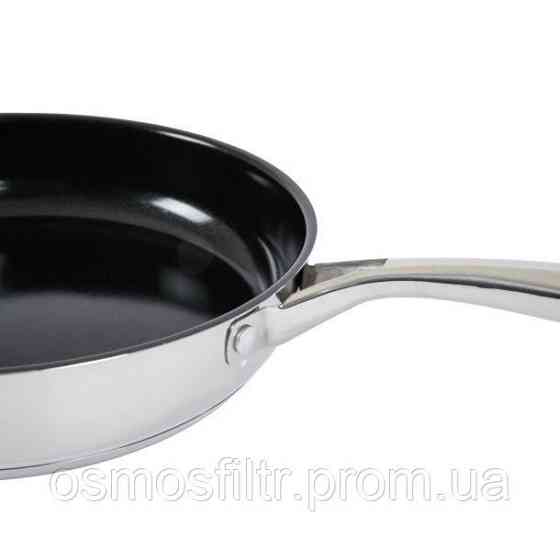 Сковорода Axentia  Brilliant  28 cм нержавіюча сталь керамічне покриття (135945) Київ