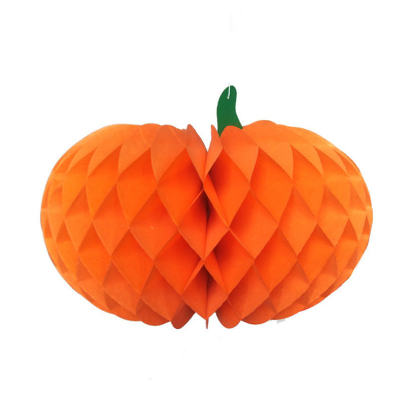 Гирлянда тыква на Хэллоуин соты 30 см оранжевый Киев - изображение 1