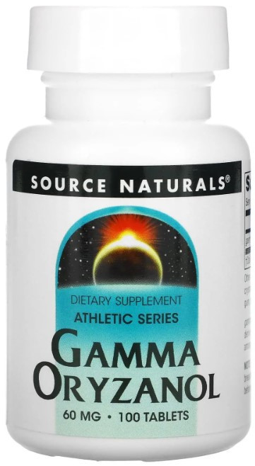 Гамма орізанол Source Naturals Gamma Oryzanol 60 мг 100 таблеток Київ - фото 1