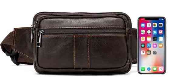 Сумка на пояс Коричневая (Vintage) Киев