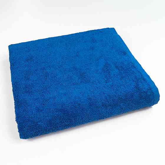 Банний махровий рушник GM Textile 70х140см 400г/м2 (Синій) Суми