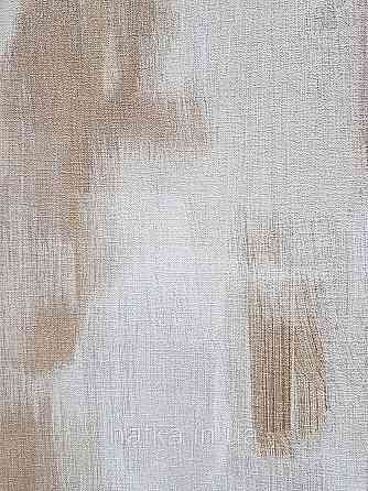 Шпалери вінілові на флізеліні гарячого тиснення DU&KA 1.06х10 вензель основа під штукатурку сірі коричневі Київ