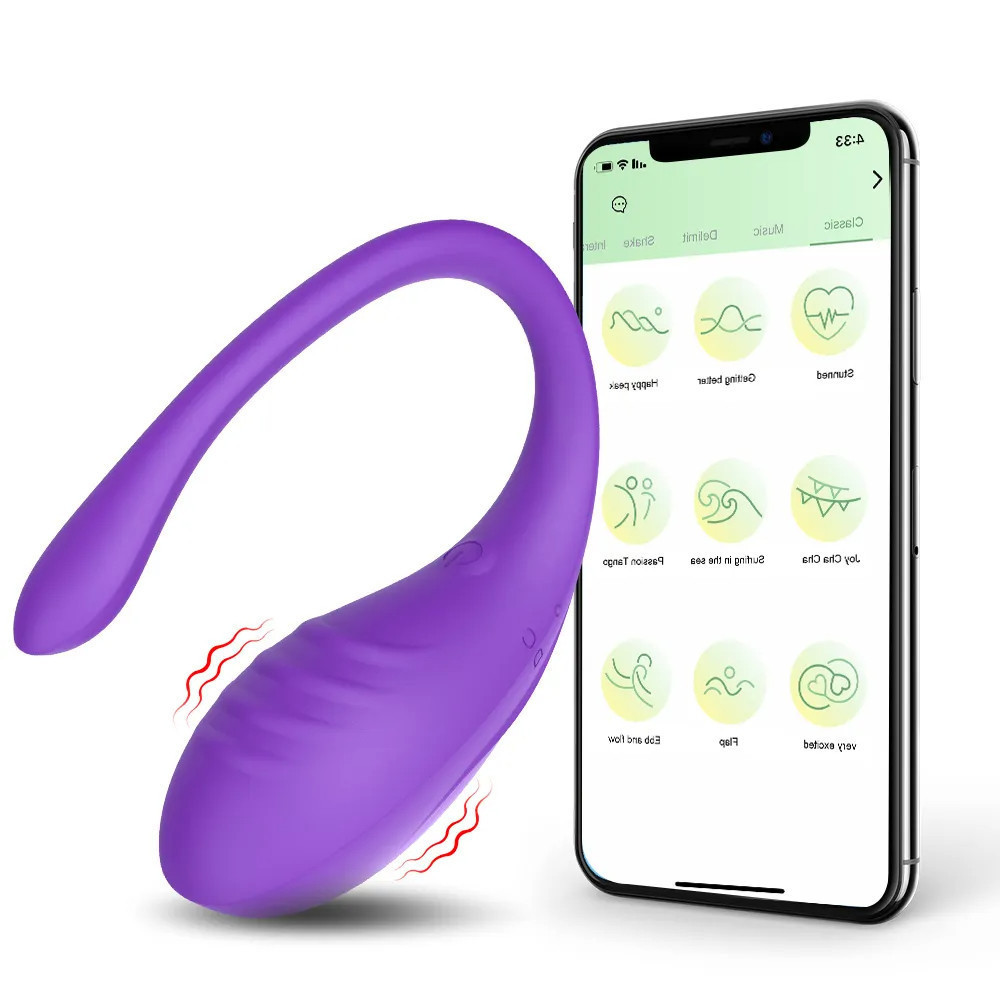 Віброяйце Every Night Toys Letitia з дистанційним керуванням, бузковий, 10 режимів вібрації Sex Aura Київ - фото 1