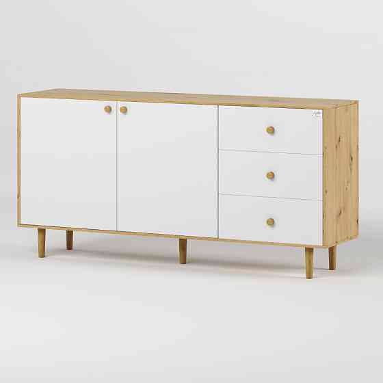 Комод LION Хьюге-5 Дуб Артизан/Німфея альба (LION-041010) Львів