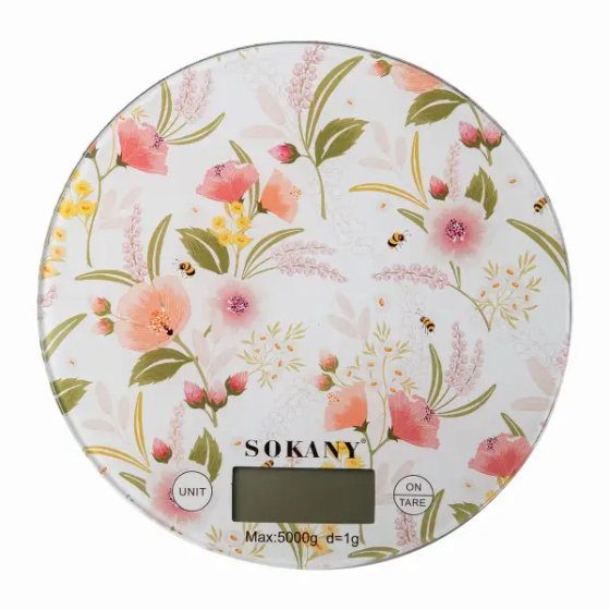 Sokany Весы кухонные до 5 кг електронні на батарейках SK-19023ML Коломыя