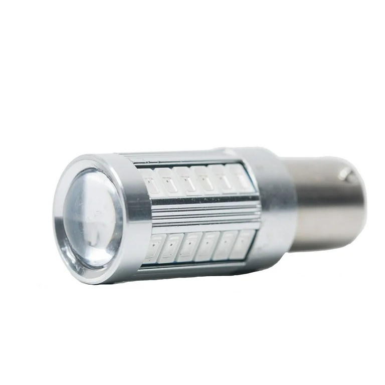 LED лампа 1156 BA15S P21W для авто з 33 SMD 5630 червоного світіння в стоп-сигнал і габаритні вогні Київ - фото 3