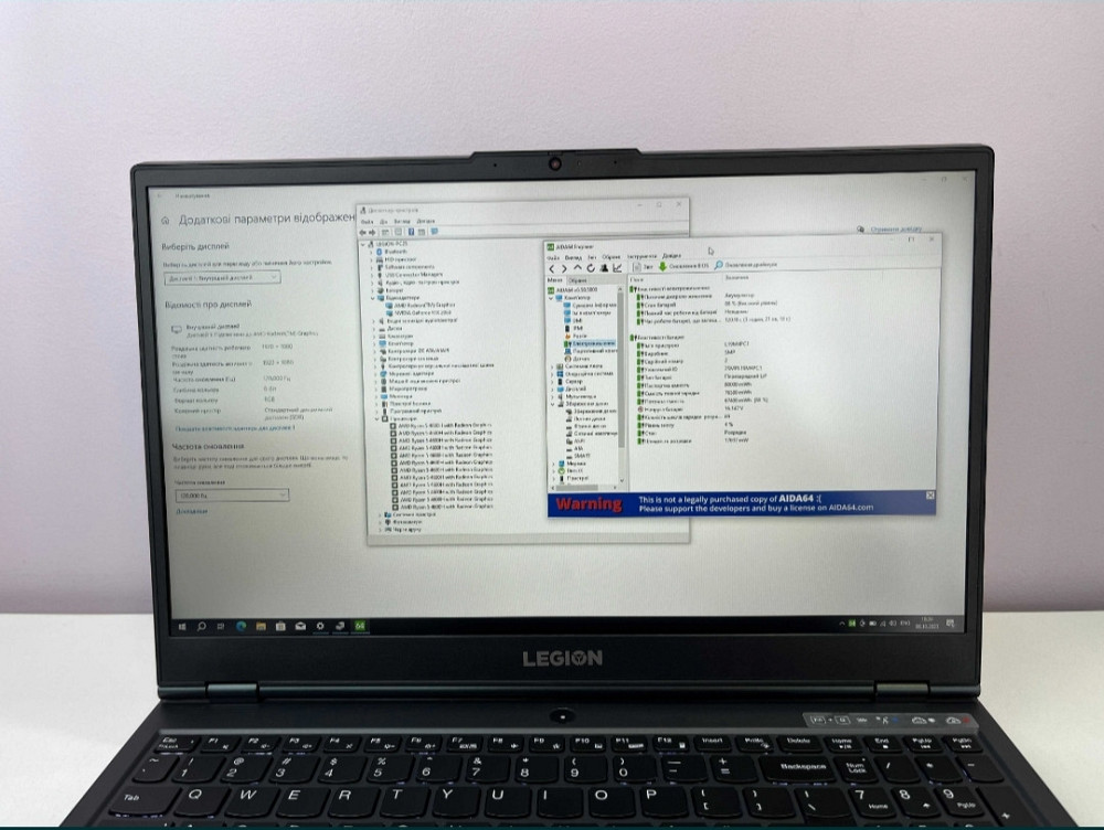 Legion 5 RTX 2060 115W 6Gb Ryzen 5 4600H 120Hz16Gb SSD 512GB. Ноутбук Lenovo Киев - изображение 9
