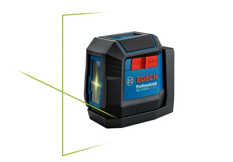 Лазерный нивелир Bosch GLL 12-22 G Professional, зеленый луч, 12 м, IP55, чехол Киев - изображение 2