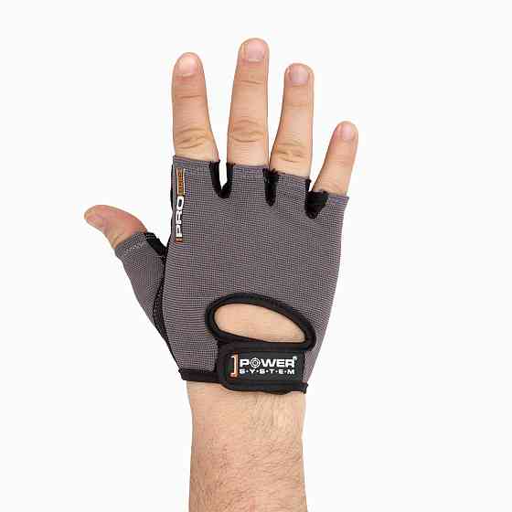 Рукавички для фітнесу Power System PS-2250 Pro Grip Grey L Каменское