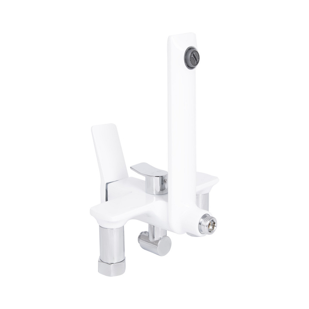 Душевая система универсальная Qtap Presto на три потребителя (с изливом) QTPRE111CRW45580 Chrome/White Киев - изображение 8