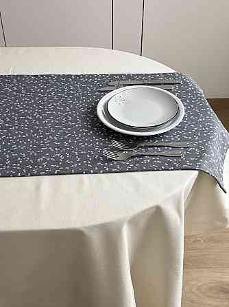 Ecotton Ранер доріжка Ecotton DUCK 45x170 см для обіднього столу водовідштовхувальна сірий (V 1 Коломия