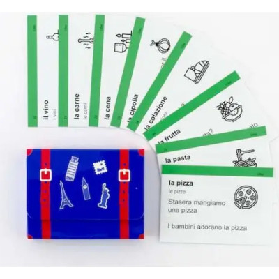 Навчальний набір English Student Картки для розмовної італійської мови, українська (41315843) Вінниця - фото 2