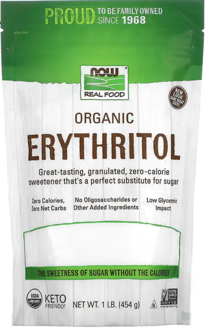 Эритритол Now Foods Organic Erythritol 454g Киев - изображение 3